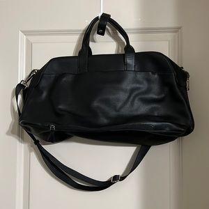 Calvin Klein Faux Leather Weekender Bag